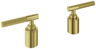GROHE Hebelgriffe Atrio Private C. 48651 Rändelstruktur cool sunrise gebürstet, 48651GN0 48651GN0