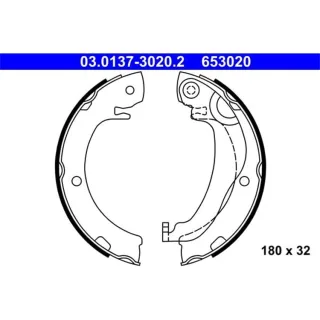 ATE Bremsbacken hinten Toyota Corolla Verso