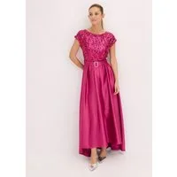 bonprix Abendkleid für festliche Anlässe, aus glänzendem Satin, ausgestellte Passform