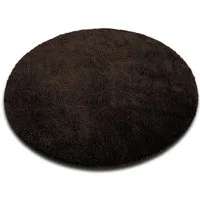 Karat Badematte Bari Hazy, Rund, Badteppich, Viele verschiedene Farben & Größen, Höhe 30 mm, Weicher & dichter Flor, Polyester, Mikrofaser, Rund, besonders weich durch Mikrofaser
