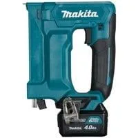 Akku-Tacker ST113DSMJ, 10,8 Volt, Elektrotacker blau/schwarz, 2x Li-Ionen-Akku 4,0Ah, im MAKPAC Gr.1