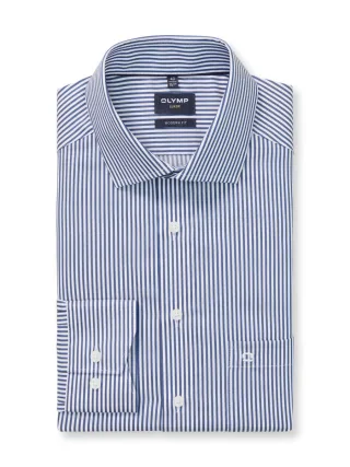 OLYMP - Modern Fit: Businesshemd blau - Gr. - 39