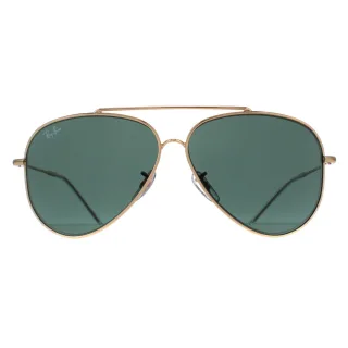 Ray-Ban Aviator Unisex Gold Grün RB0101S Zurück