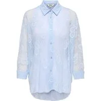 ONLY Blusenshirt ONLNEWLINA GRACE SHAINE SHIRT WVN