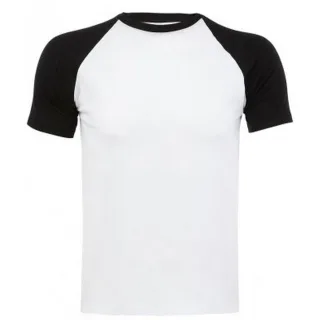 SOLS Herren Funky Contrast Kurzarm T-Shirt (Weiß/Schwarz)