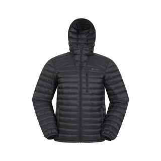 Mountain Warehouse Mens Henry II Extreme unten gefüllte gepolsterte Jacke (Jet Black)