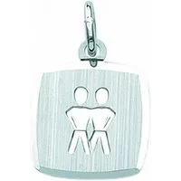 Adelia´s Sternzeichenanhänger Sternzeichen Anhänger Zwillinge 925 Silber, Silberanhänger Zwillinge