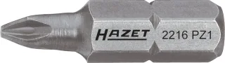 HAZET Bit Sechskant 6,3 (1/4 Zoll) Pozidriv Profil PZ - 2216-PZ3