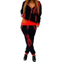 RMK Jogginganzug Damen Sportanzug The Power Design (Set), Trainingsanzug Freizeitanzug Fitness mit Kapuze