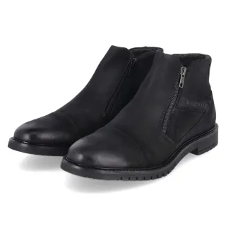 Bugatti Stiefeletten - Gr. 40 - Schwarz - Rauleder