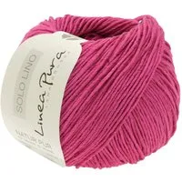 LANA GROSSA SOLO LINO Linea Pura Häkelwolle, 120 m (Leinengarn aus 80 Prozent recycelten Fasern), 50 g