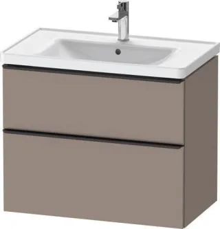 Duravit D-Neo Waschtischunterbau wandhängend Basalt Matt 784x452x625 mm - DE43550BD430000 DE43550BD430000