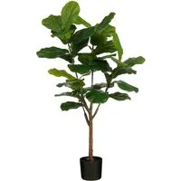 Kunstpflanze Mica Decorations Ficus Lyrata Kunstpflanze H150 x Ø50 cm, Mica Decorations, Höhe 150 cm
