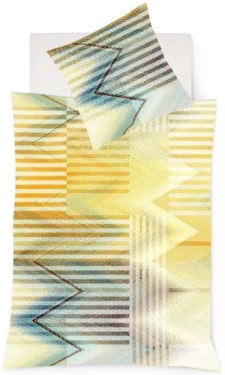 fleuresse Bettwäsche "Bed Art S" 2 Stk. Mako Satin-Bettwäsche aus 100% Baumwolle