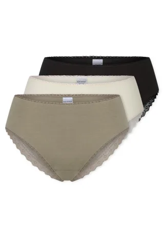 SCHIESSER - 3PACK Brazilian sortiert 6 - Gr. - 36