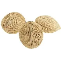Florists Products Bastelnaturmaterial Mintolla Ball Naturdeko gebleicht sortiert 10 Stück