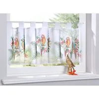 Gardinenbox Scheibengardine (1 St), Schlaufe, transparent, Voile Kurzgardine »Digital Druck« Transparent 10000262