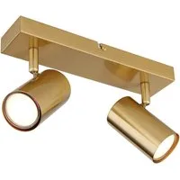 GLOBO LIGHTING Deckenspot, Leuchtmittel nicht inklusive, Deckenleuchte Spotleuchte Deckenlampe Metall Gold Dreh-Schwenkbar