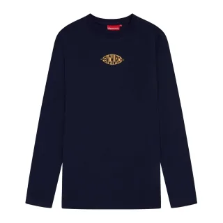 Fenchurch - T-Shirt für Herren, Regulär, Langärmlig (Marine)