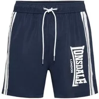 Lonsdale Shorts TAMESIDE Badeshorts mit Eingrifftaschen, aus Polyester, Regular Fit, gerade Beinform