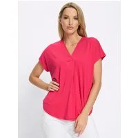 heine T-Shirt Shirtbluse Kurzarm