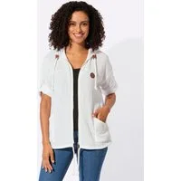 Witt Blusenblazer Blusenjacke 3/4-Arm