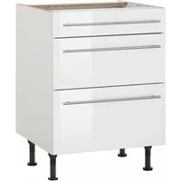 OPTIFIT Unterschrank Bern 60 cm breit, mit Schubkasten und 2 Auszügen,höhenverstellbare Füße