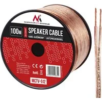 Maclean MCTV-512 Audio-Kabel, (10000 cm), 100m Lautsprecherkabel 2x 1.5mm2