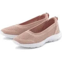 LASCANA Halbschuh, Slip-On-Sneaker, Sneaker Ballerinas zum Reinschlüpfen VEGAN