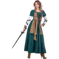 Wilbers Kostüm Wikingerin 'Feyja' Kriegerkleid Kostüm für Damen