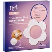 NuNi BH-Stilleinlagen NuNi-SLIM selbstklebende Einmalstilleinlagen für stressfreies Stillen, Stillen ohne BH, einfache Anwendung, hautfreundlich, diskret