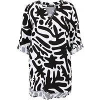 Doris Streich Klassische Bluse mit Strass-Steinchen
