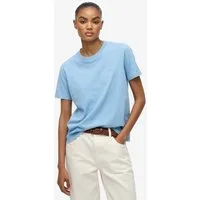 Superdry T-Shirt Essential Logo Emb Tee aus Baumwolle, normale Passform, Rundhalsausschnitt, Kurzarm