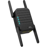 Fyrove WLAN Verstärker, 1200 Mbit/s WiFi Repeater WLAN-Repeater WLAN-Router, 4 AntennenWiFi Verstärker deckt bis zu 200 m², Dual Band 5GHz + 2.4GHz