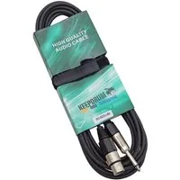 keepdrum keepdrum MC003XJ 6m Mikrofonkabel Klinke - XLR Audio-Kabel, (600 cm), Klinke-XLR-Kabel 6 m