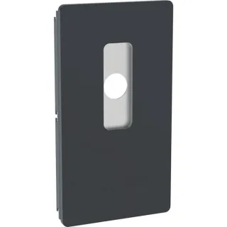 Geberit Serviceöffnung für Wandarmaturen Monolith Sanitärm. für Waschtisch Glas schwarz, 242703SJ1 242703SJ1