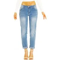 be styled Mom-Jeans Lässige Mom Jeans Hose - Bequeme Stretchjeans - Damen - j16e-1 mit Stretch-Anteil