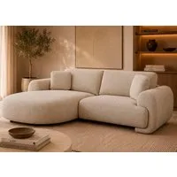 OTTO home Ecksofa YllSY L-Form, 231cm - OTTO. Verlässliche Qualität., Struktur-Bezug, Tonnentaschen-Federkern