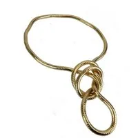 Ella Jonte Schlangenkette, 2 in1 Halskette & Armband – formbar – Ethno Statement Schmuck