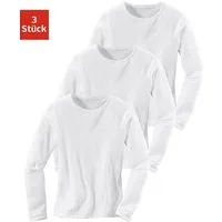 H.I.S Langarmshirt (3er-Pack) in Rippenqualität