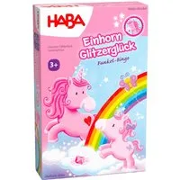 Haba Spiel Einhorn Glitzerglück - Funkel-Bingo, Kinderspiel, Made in Germany
