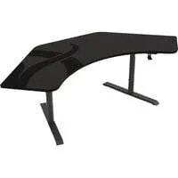 Arena Angelo, Gaming-Tisch schwarz, Pure Black