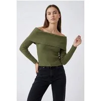 ONLY Strickpullover ONLKATIA LIFE LS OFF SHOULDER KNT NOOS Viskosemischung, regular fit