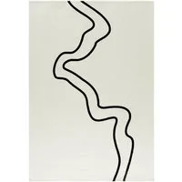 Mazovia Designteppich Abstrakt Wohnzimmer, 80 x 150 cm, Fußbodenheizung