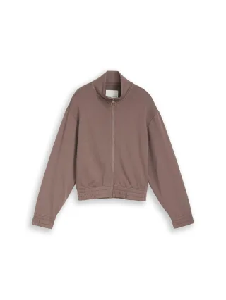 tom tailor kids - Sweatjacke mit Stehkragen rusty brown - Gr. - 152