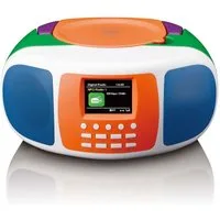 Lenco SCD-861KIDS Radio (Tragbares Radio, DAB+/FM CD-Player, Bluetooth, 2x 2W RMS & Farbdisplay)