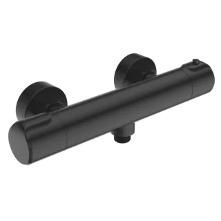 AqvaZone AqvaTherm Thermostat-Brausemischer 054551902 schwarz matt, rund