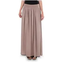 malito more than fashion Sommerrock malito Damen Maxi Rock, langer Rock blickdicht, Sommerrock mit Bund leichter eleganter Sommer Rock