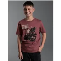 Trigema T-Shirt TRIGEMA T Shirt mit Printmotiv "Moto Cross" (1-tlg)