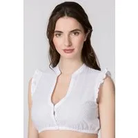 Stockerpoint Dirndlbluse Dirndlbluse - MELANIA - weiß